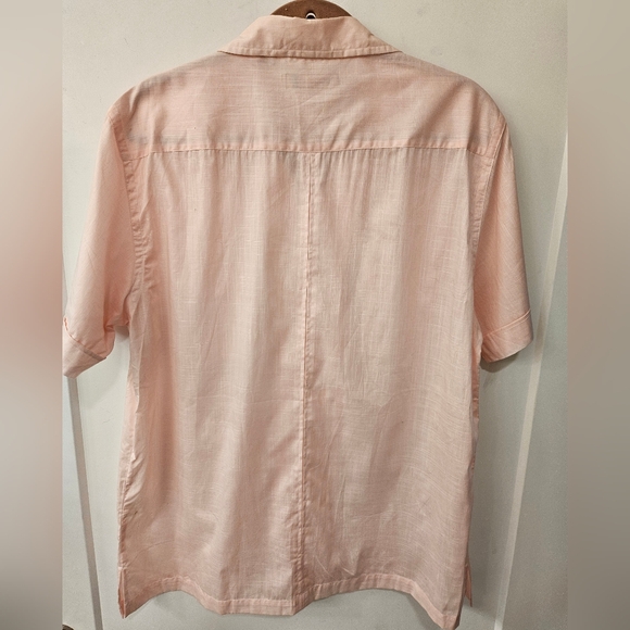 NWT - NYNE Cotton Pink Button-Up Shirt - Size L - Picture 8 of 10